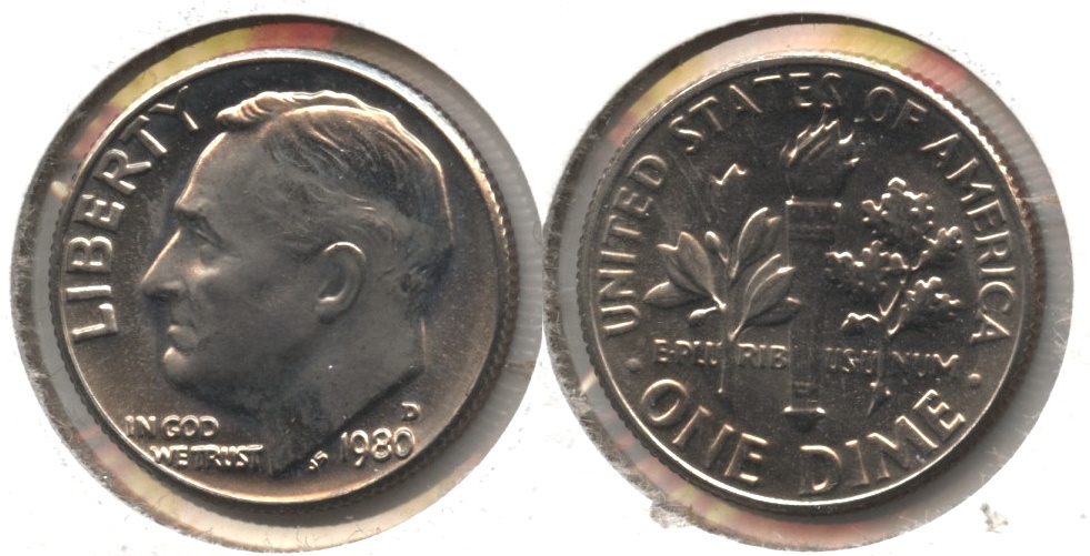 1980-D Roosevelt Mint State Uncirculated
