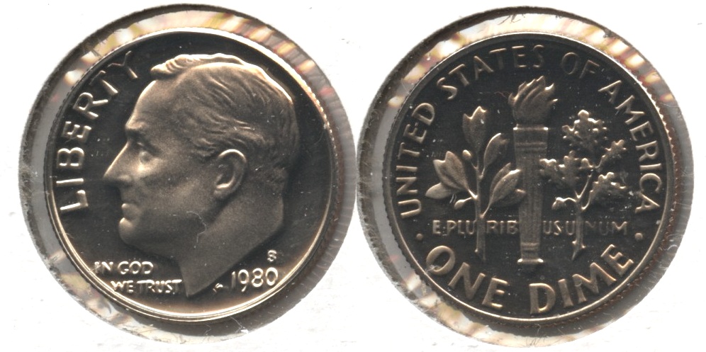 1980-S Roosevelt Dime Proof