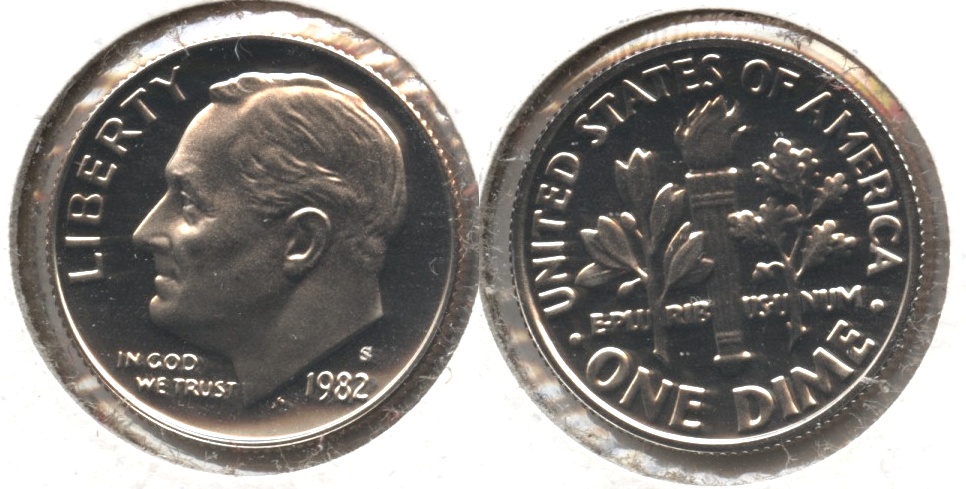 1982-S Roosevelt Dime Proof