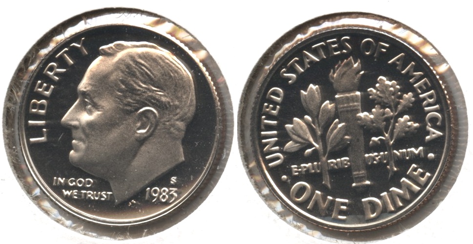 1983-S Roosevelt Dime Proof