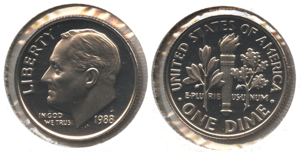 1988-S Roosevelt Dime Proof