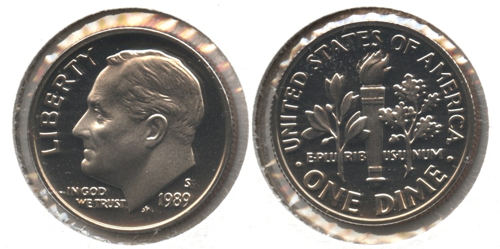 1989-S Roosevelt Dime Proof
