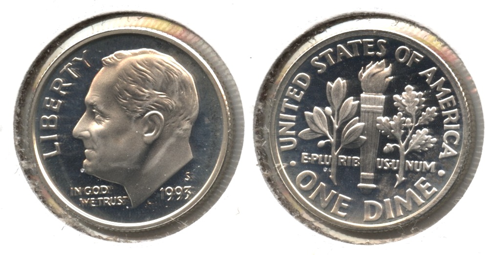 1993-S Roosevelt Dime Silver Proof