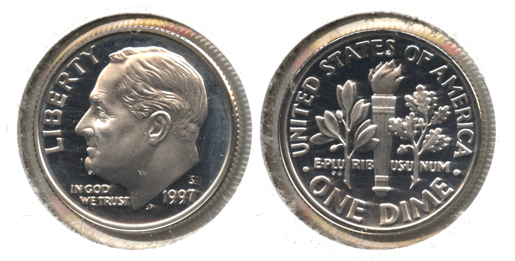 1997-S Roosevelt Dime Silver Proof