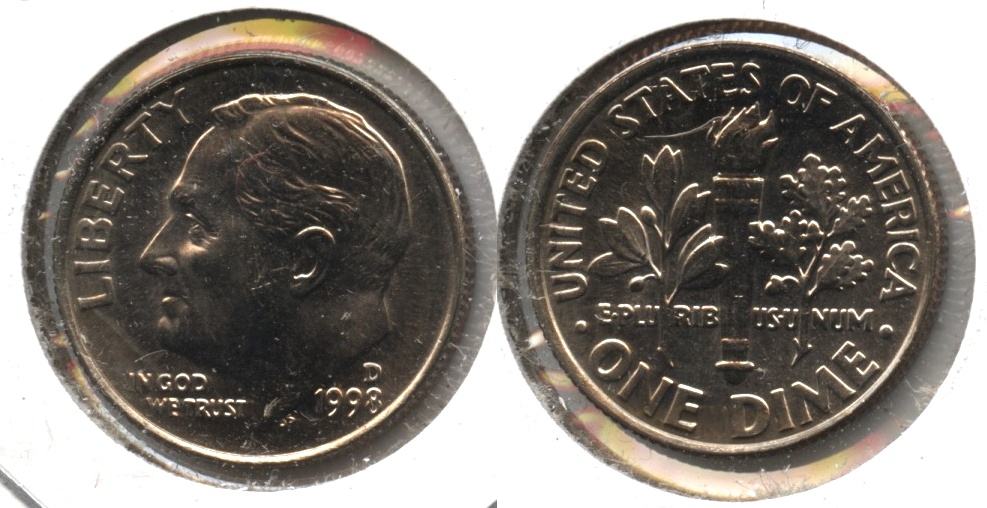 1998-D Roosevelt Mint State Uncirculated