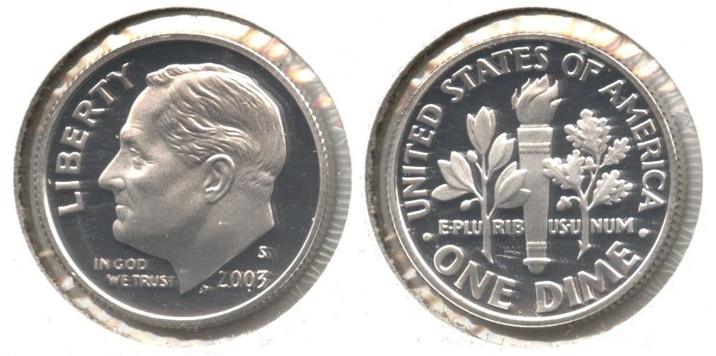 2003-S Roosevelt Dime Silver Proof