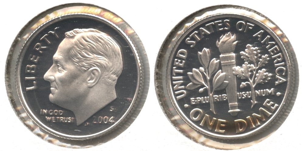2004-S Roosevelt Dime Silver Proof