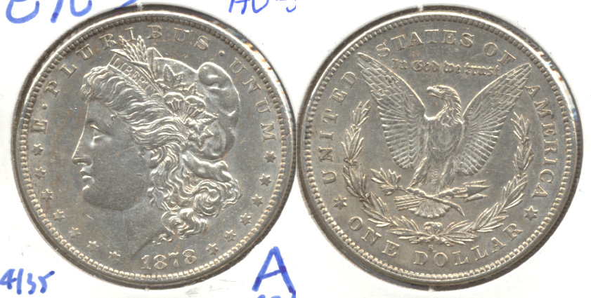 1878-S Morgan Silver Dollar AU-53