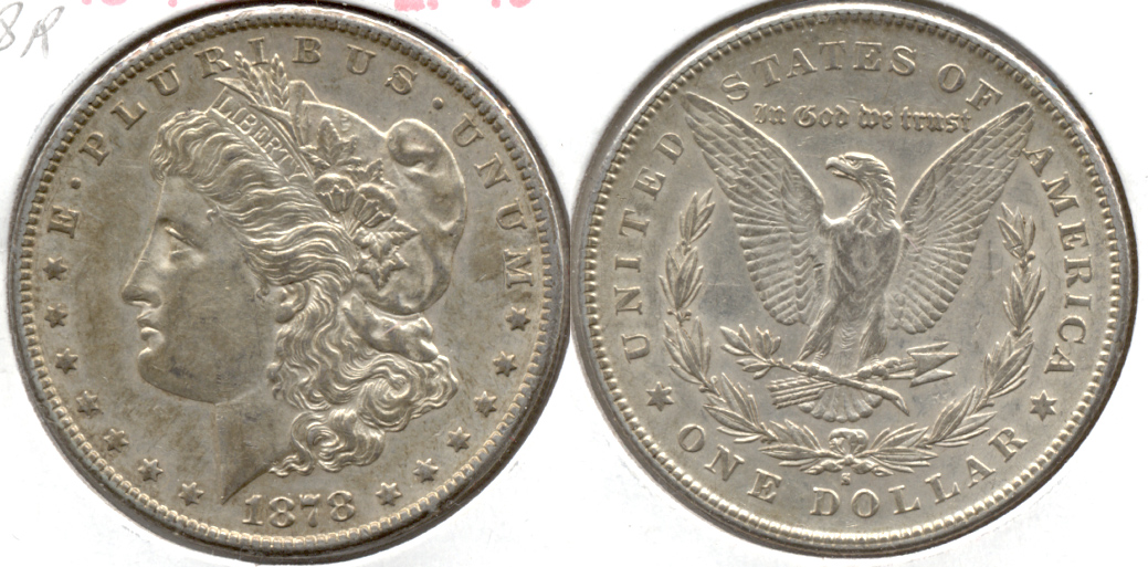 1878-S Morgan Silver Dollar EF-40 c