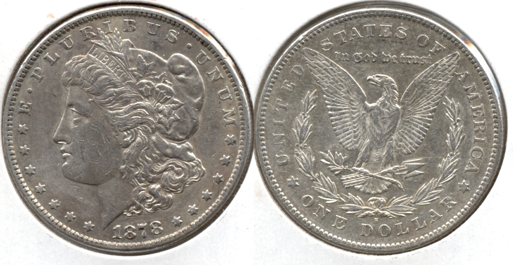 1878-S Morgan Silver Dollar EF-40 d