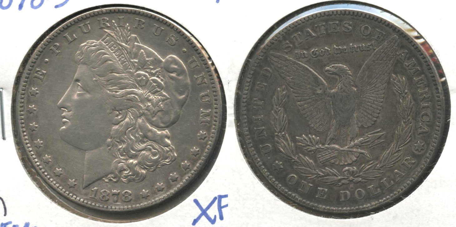 1878-S Morgan Silver Dollar EF-40 #n