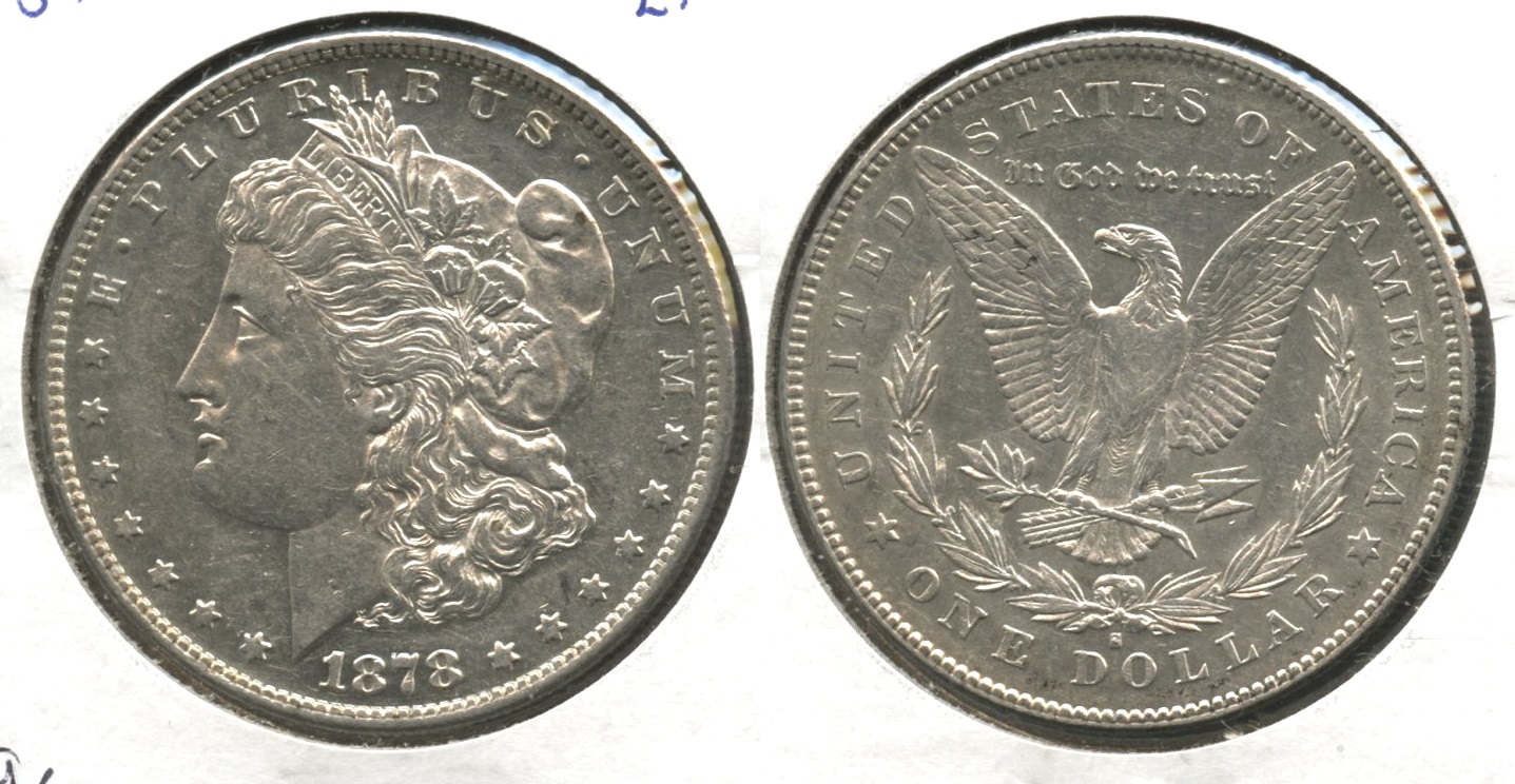 1878-S Morgan Silver Dollar EF-40 #q