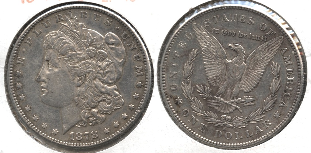 1878-S Morgan Silver Dollar EF-45 #a