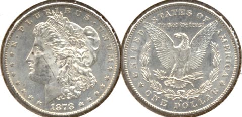 1878-S Morgan Silver Dollar MS-60