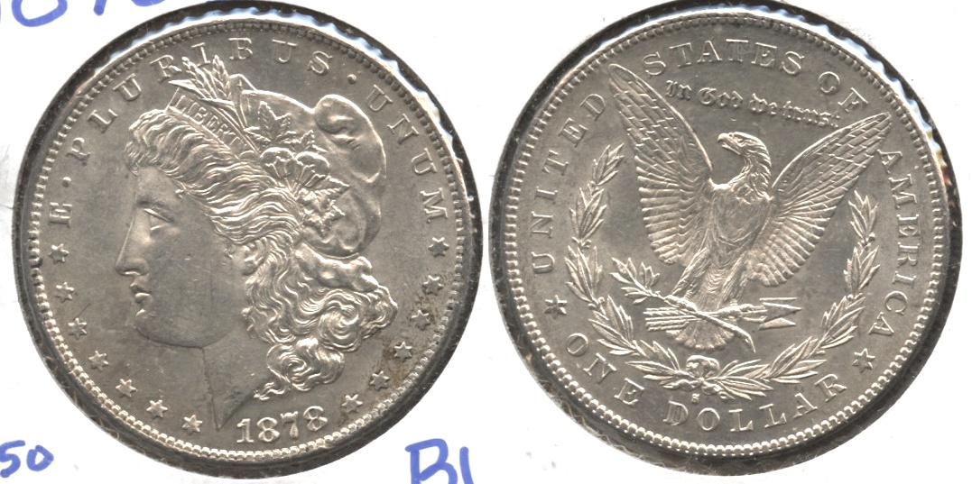 1878-S Morgan Silver Dollar MS-60 #l