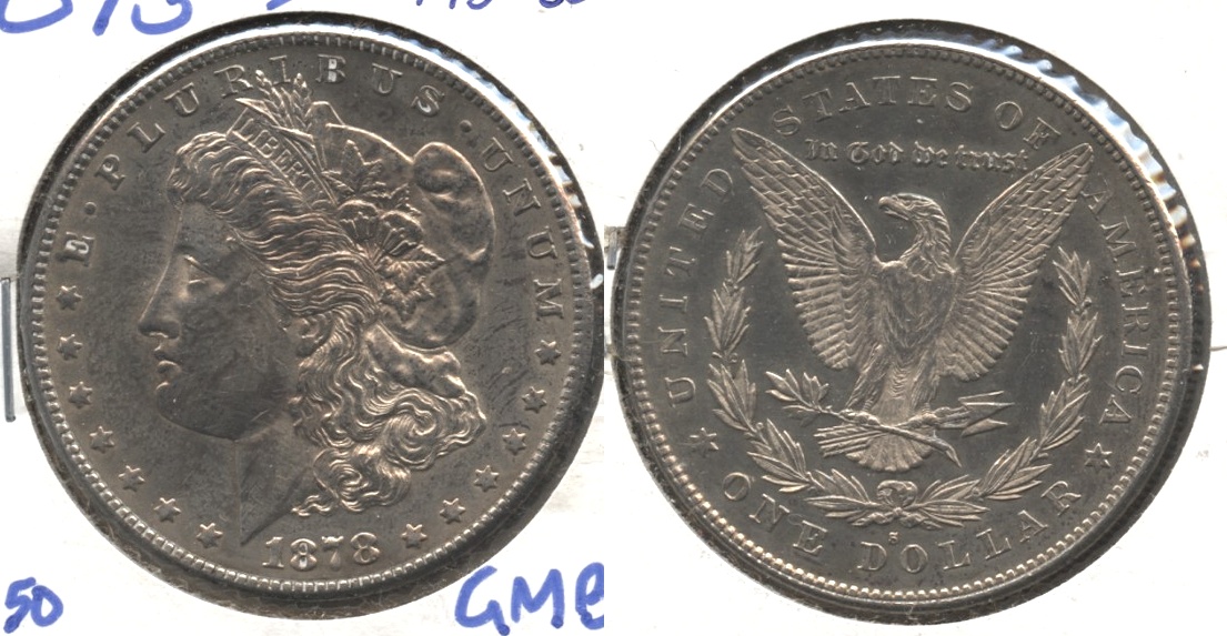 1878-S Morgan Silver Dollar MS-60 #o