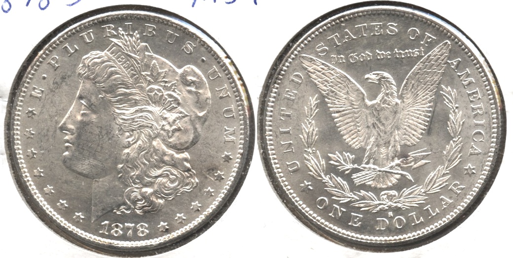 1878-S Morgan Silver Dollar MS-61