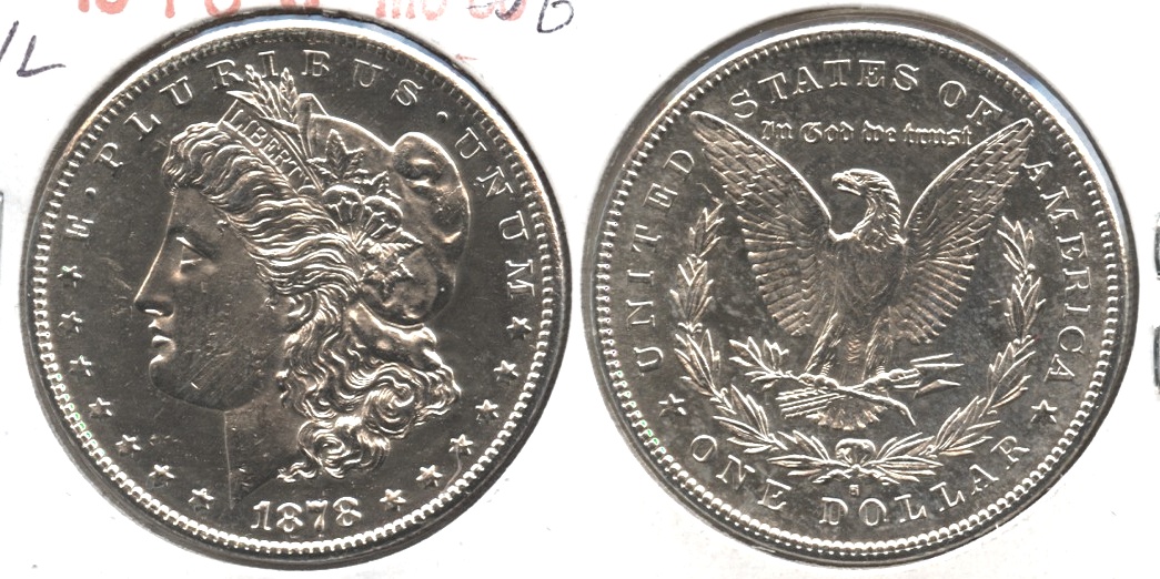 1878-S Morgan Silver Dollar MS-62