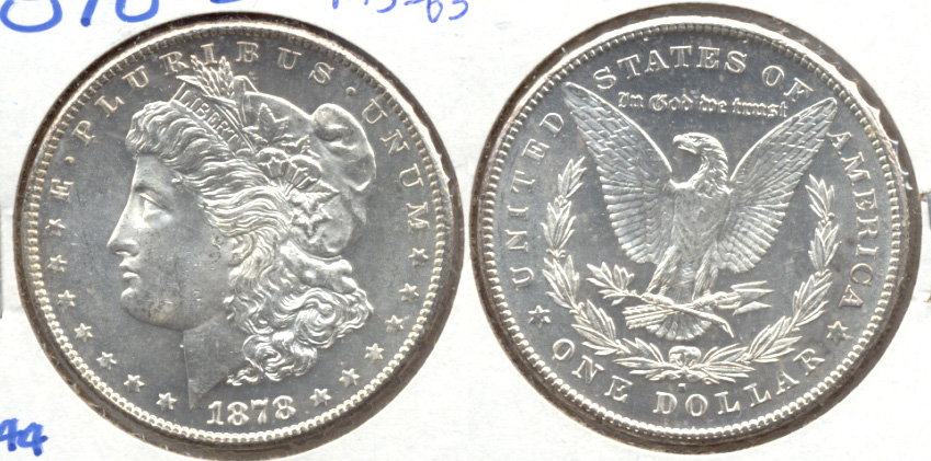 1878-S Morgan Silver Dollar MS-63 a