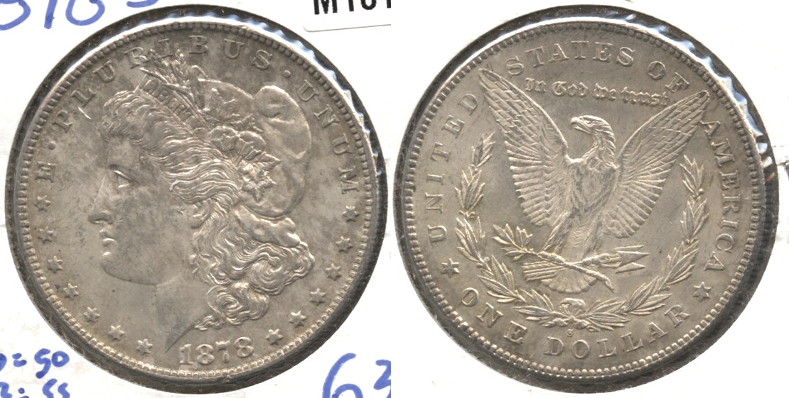 1878-S Morgan Silver Dollar MS-63 #e