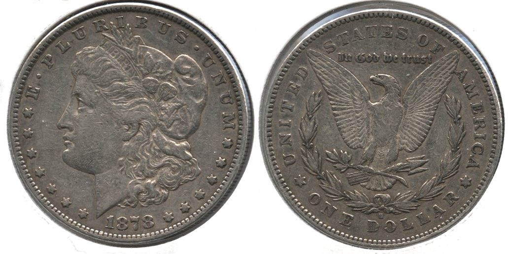 1878-S Morgan Silver Dollar VF-20 a