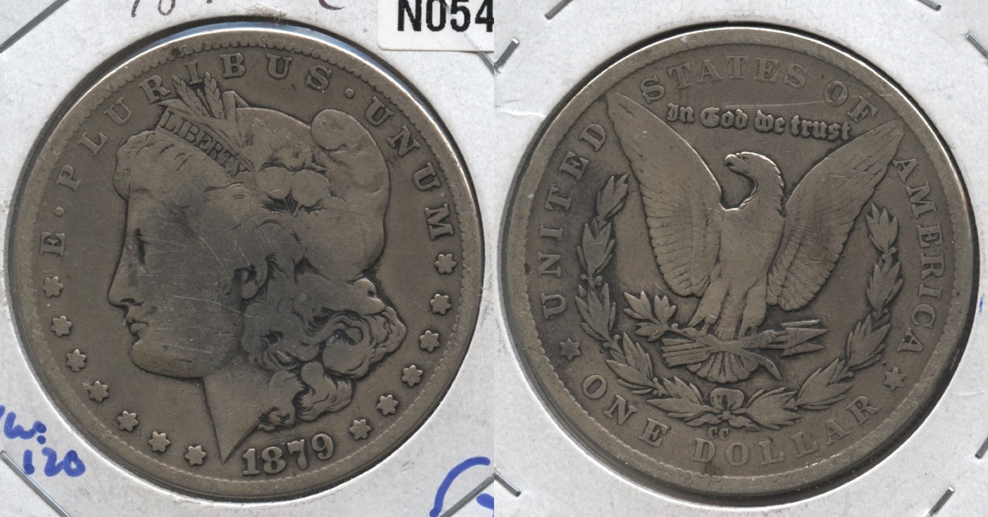 1879-CC Morgan Silver Dollar Good-4 #a