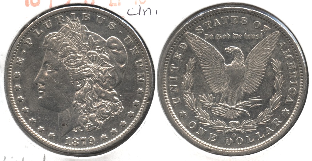 1879-O Morgan Silver Dollar EF-40 Cleaned