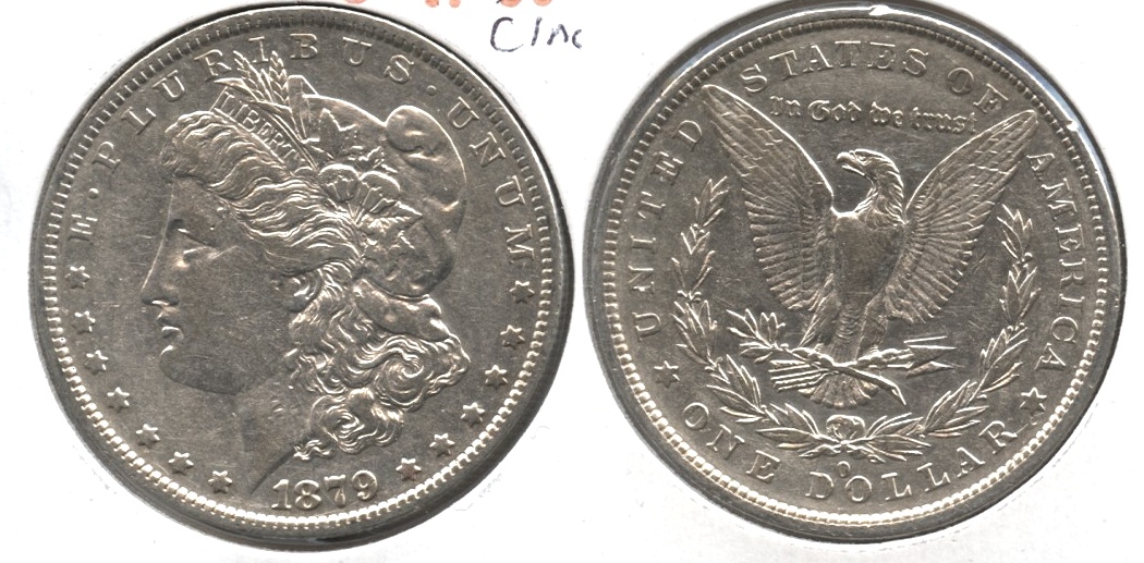 1879-O Morgan Silver Dollar VF-20 #e Cleaned