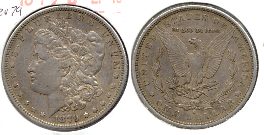 1879-S Morgan Silver Dollar EF-40 b