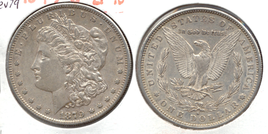 1879-S Morgan Silver Dollar EF-40 d