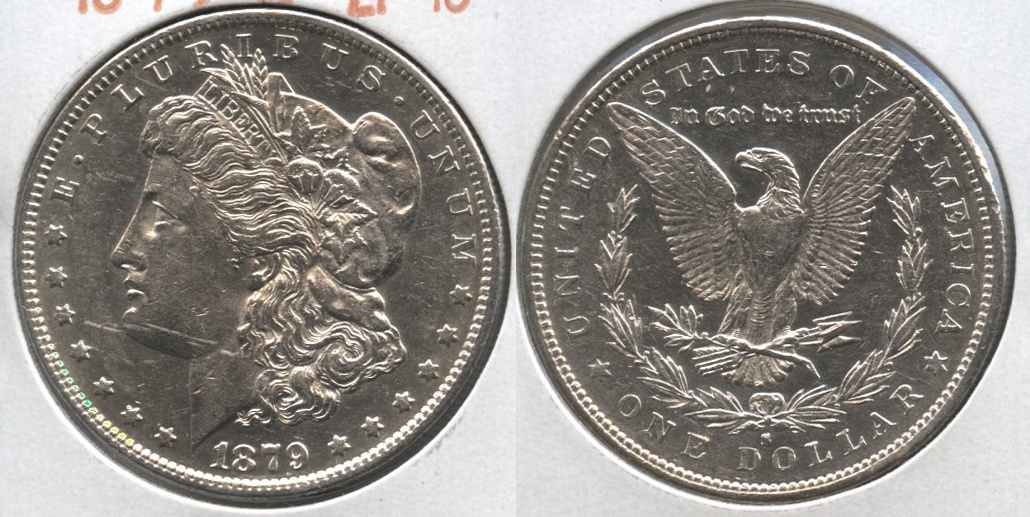 1879-S Morgan Silver Dollar EF-45 a
