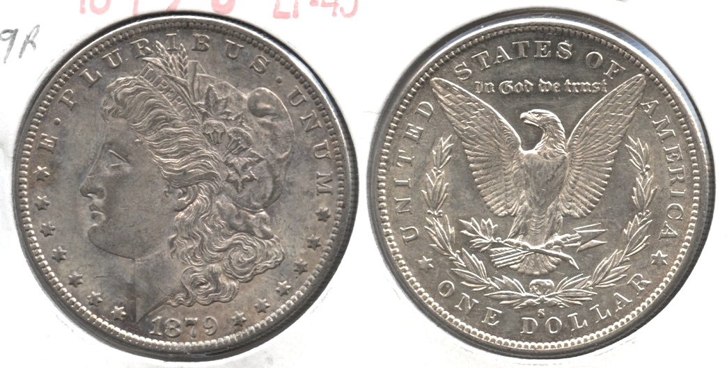 1879-S Morgan Silver Dollar EF-45 #d
