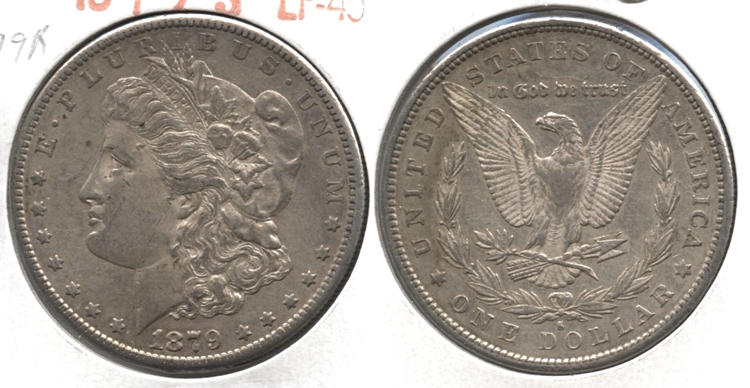 1879-S Morgan Silver Dollar EF-45 #f