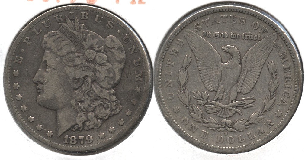 1879-S Morgan Silver Dollar Fine-12 #h