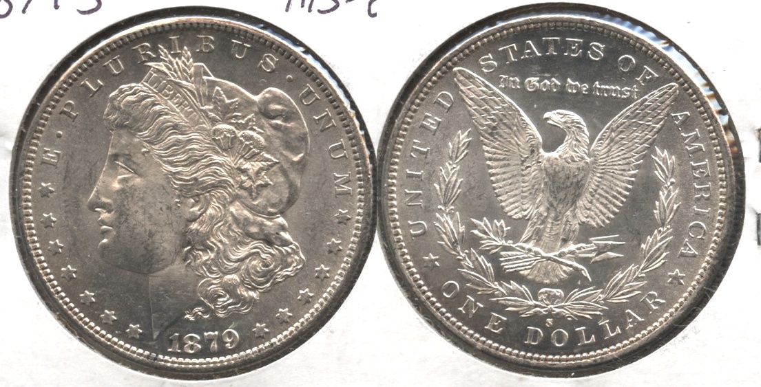 1879-S Morgan Silver Dollar MS-62 #b