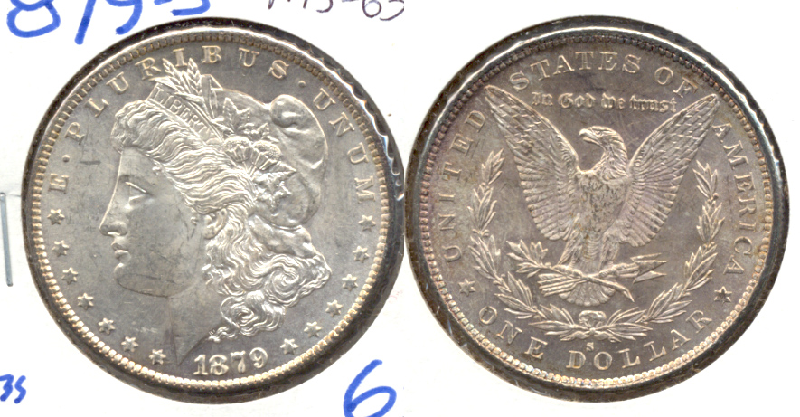 1879-S Morgan Silver Dollar MS-63 a