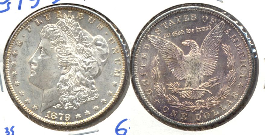 1879-S Morgan Silver Dollar MS-63 b