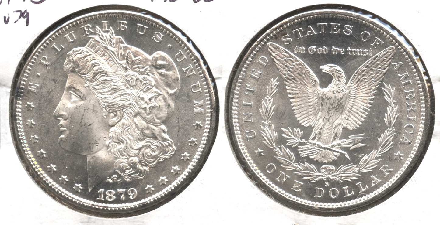 1879-S Morgan Silver Dollar MS-63 #d