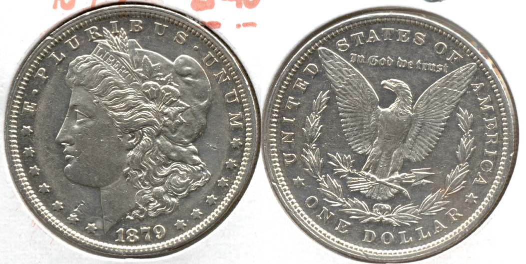 1879 Morgan Silver Dollar EF-40 f