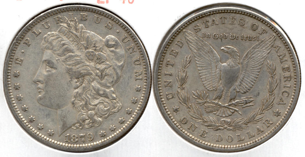 1879 Morgan Silver Dollar EF-40 i