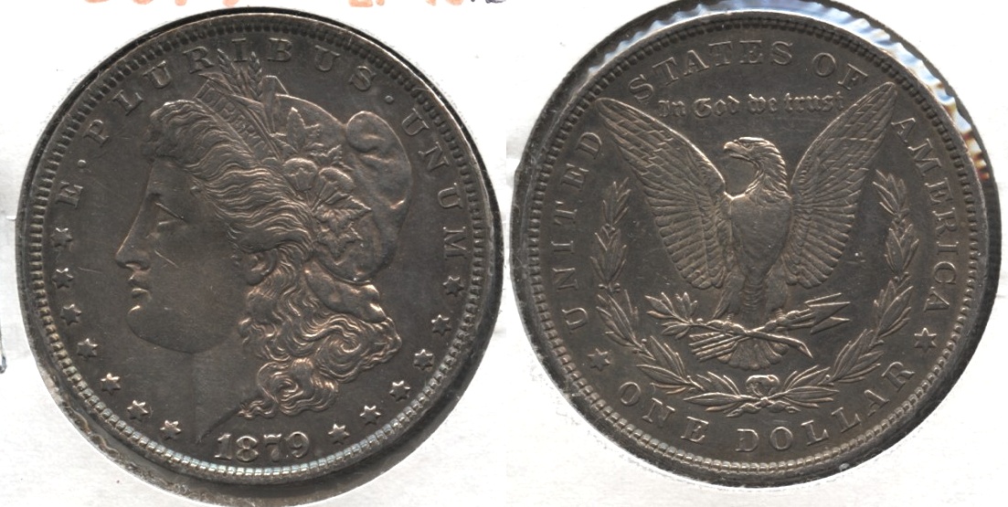 1879 Morgan Silver Dollar EF-40 #n Cleaned Retoned