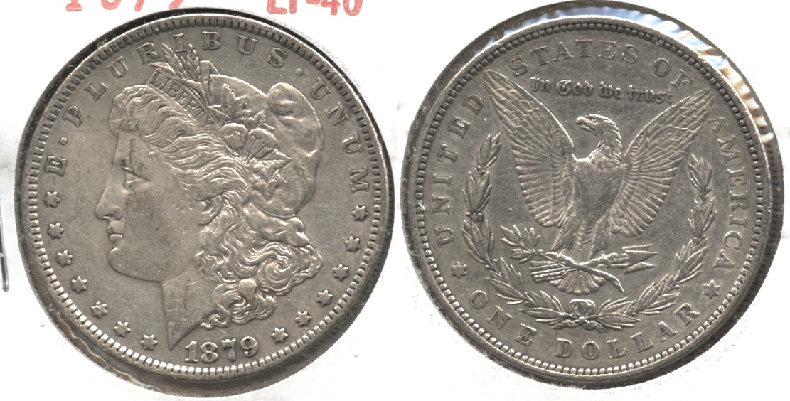 1879 Morgan Silver Dollar EF-40 #p