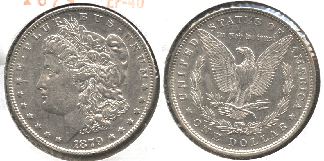 1879 Morgan Silver Dollar EF-40 #q