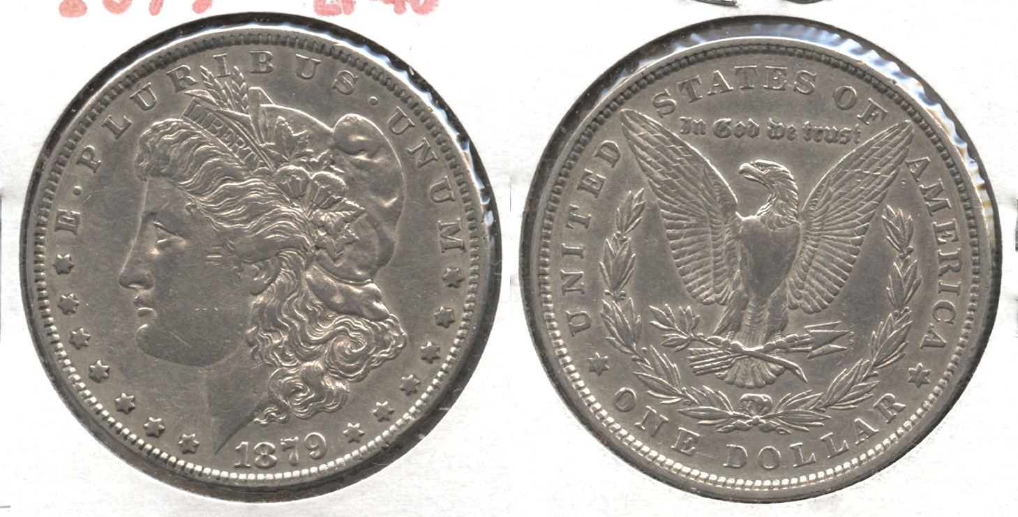 1879 Morgan Silver Dollar EF-40 #t