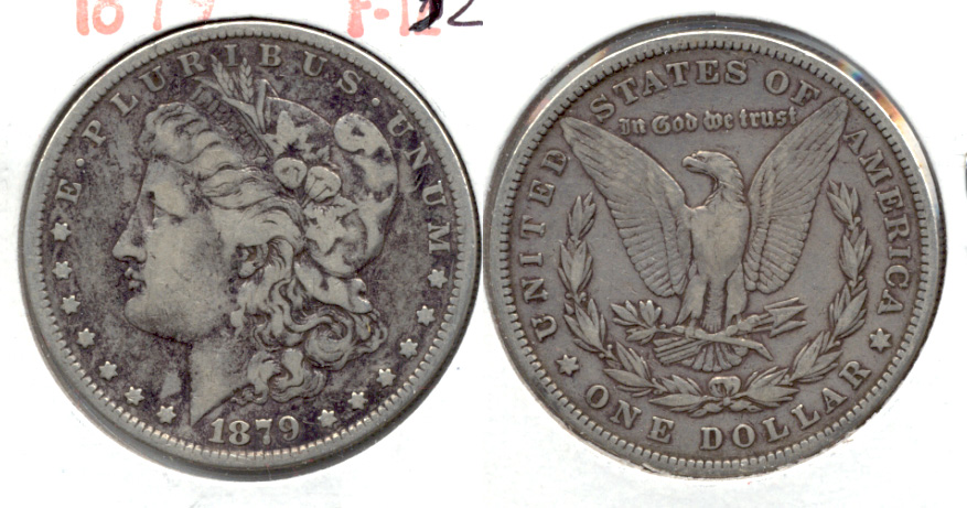 1879 Morgan Silver Dollar Fine-12 a