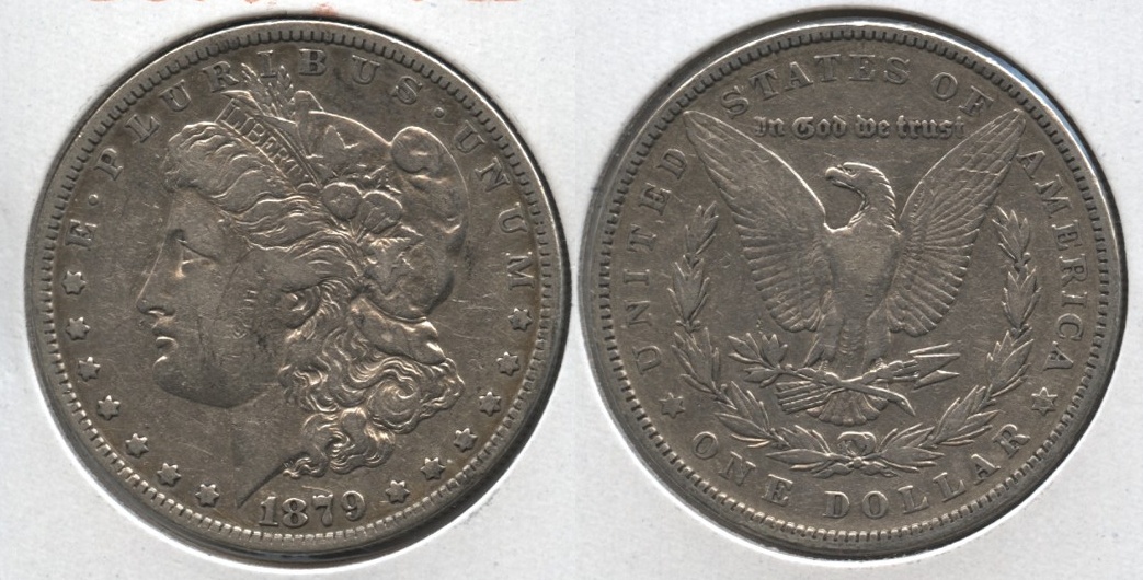 1879 Morgan Silver Dollar Fine-12 c