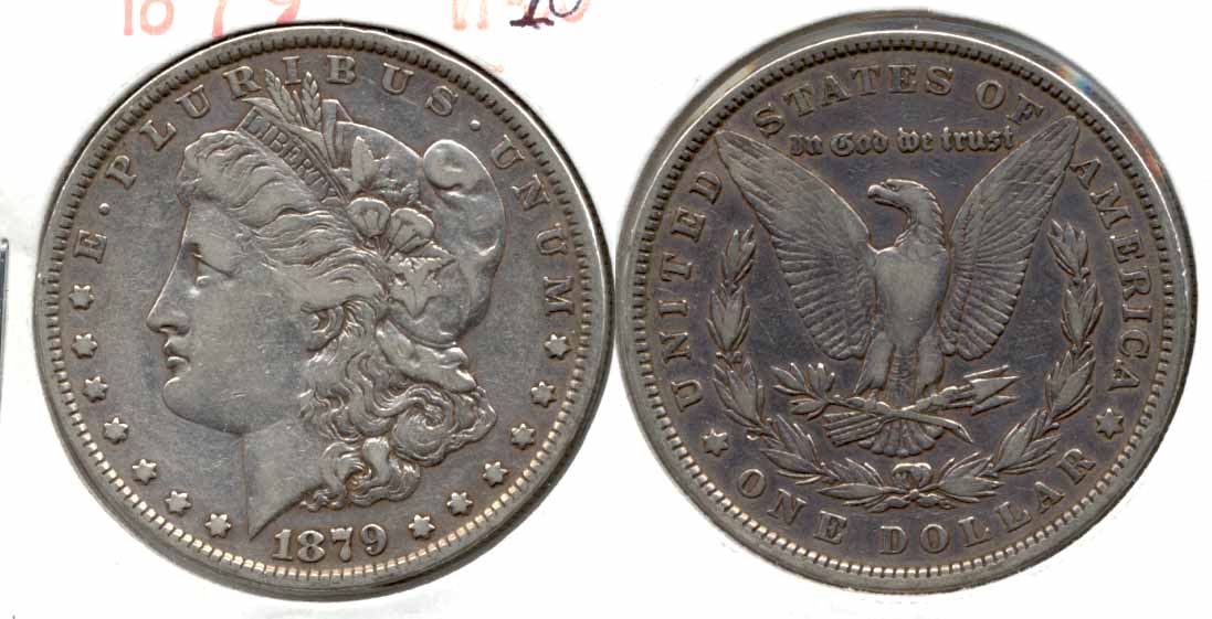 1879 Morgan Silver Dollar VF-20 d