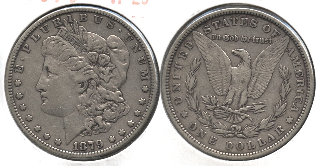 1879 Morgan Silver Dollar VF-20 k