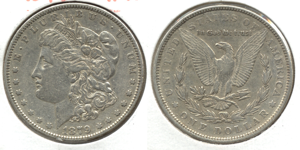 1879 Morgan Silver Dollar VF-30 a