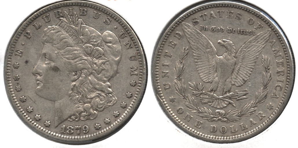 1879 Morgan Silver Dollar VF-30 h